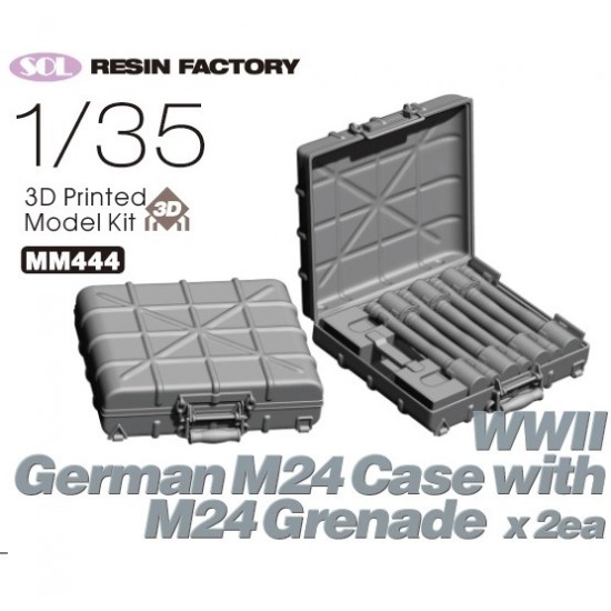 1/35 WWII German M24 Case with M24 Grenade