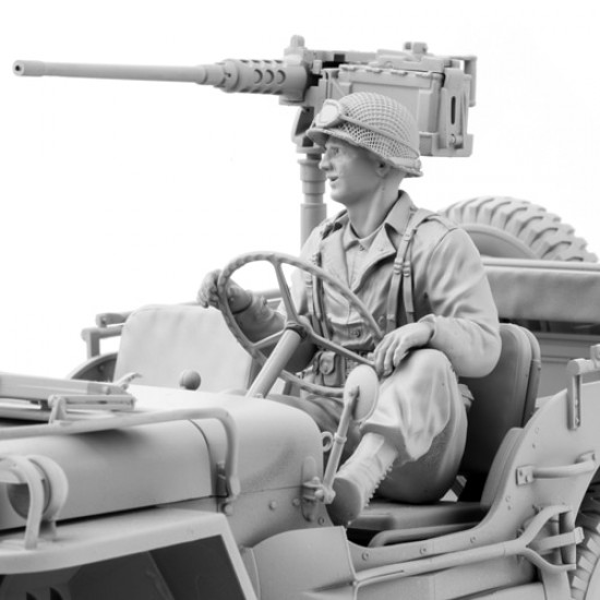 Sol Models 1/16 WWII US Army 1/4 ton Utility Truck Driver SOL Resin Factory MM561