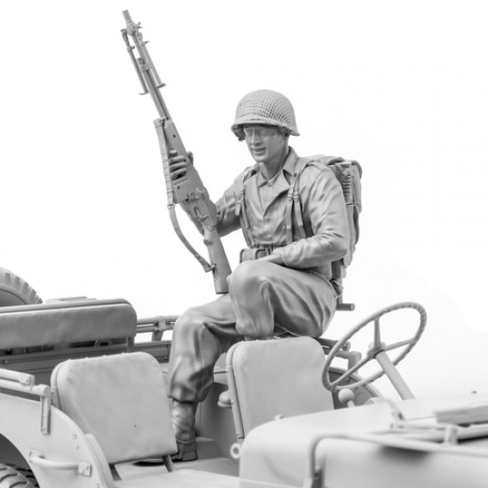 1/16 WWII US Army Bar Gunner