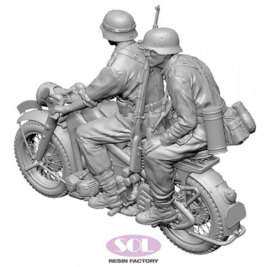 1/16 WWII German KS750 with Riders