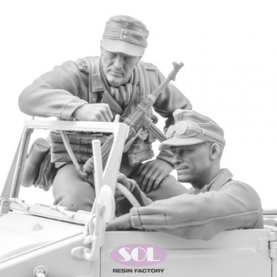 1/16 Crew for WWII German Kubelwagen