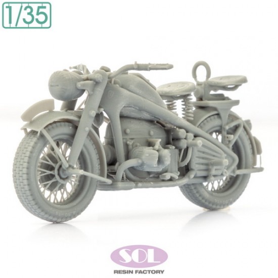 1/35 WWII German Motorcycle KS750