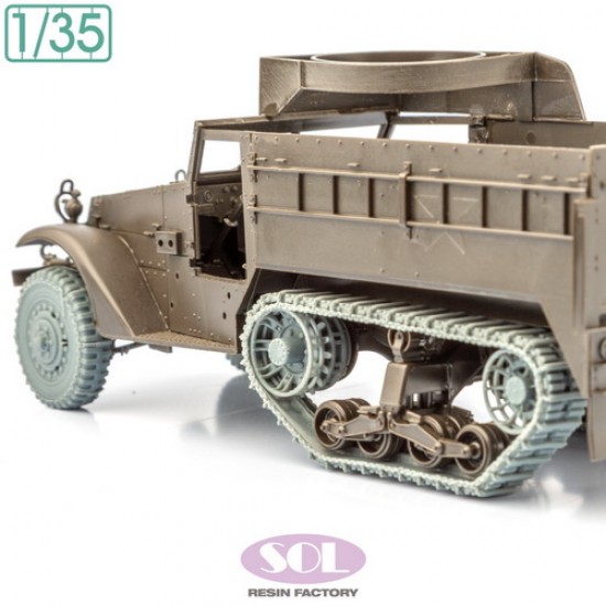 1/35 M3A1 Wheels and Track with Chain for Tamiya kit