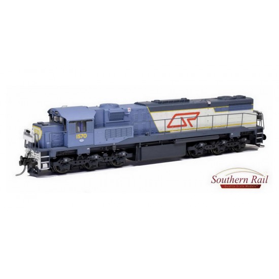 HO Scale 16.5mm QR 1550 Class Diesel Locomotives - Blue #1572 C.1972-89 w/Sound