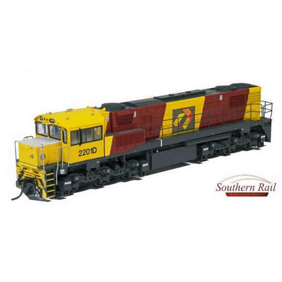 HO Scale 12mm Australian 2170 Diesel Loco QR Broncos Livery Aurizon #2201D 12-16 w/Sound