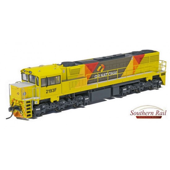 HO Scale 12mm Australian 2170 Diesel Loco QRN Banana Aurizon #2193F 2012-18+ w/Sound