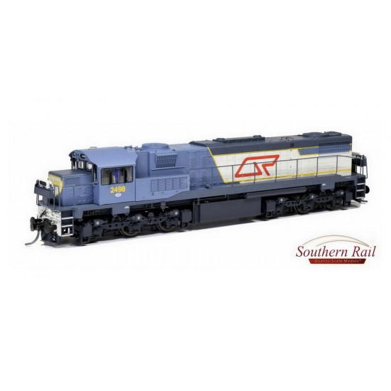 HO Scale 12mm Queensland Rail High Nose QR Blue #2498 1979-91