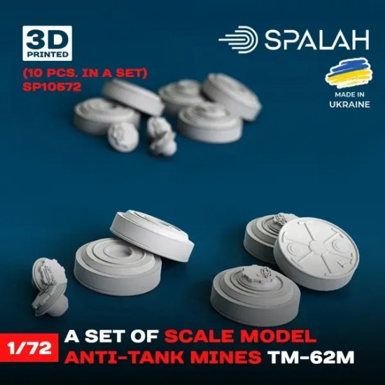 1/72 Anti-tank Mines TM-62M (10pcs)