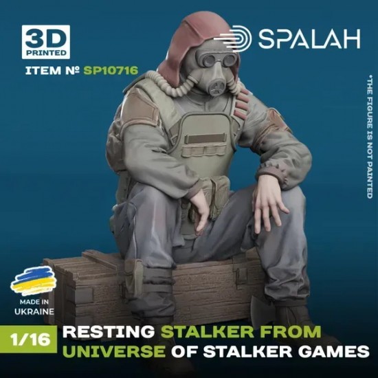 1/16 Resting Stalker from the 'STALKER' Game Universe