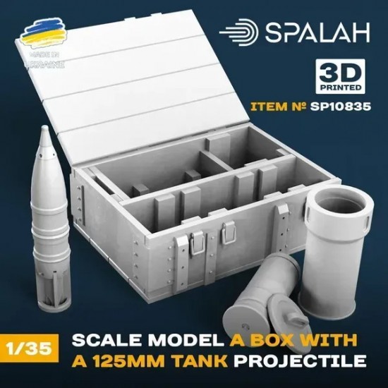 1/35 Box with 125mm Tank Projectile