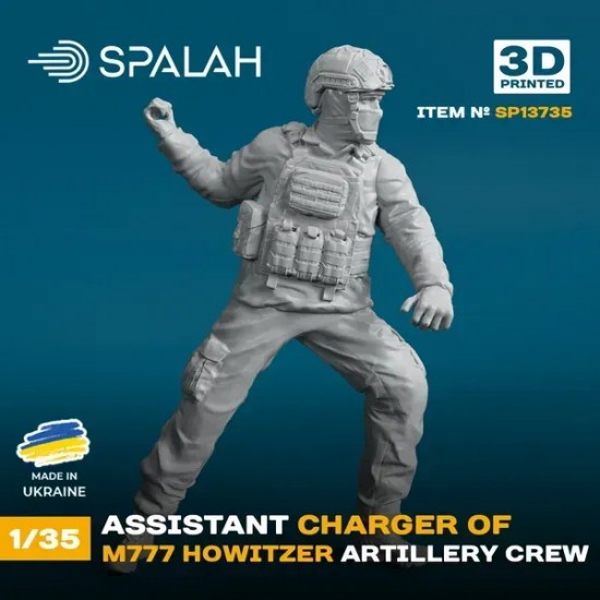 1/35 Assistant Charger of M777 Howitzer 
