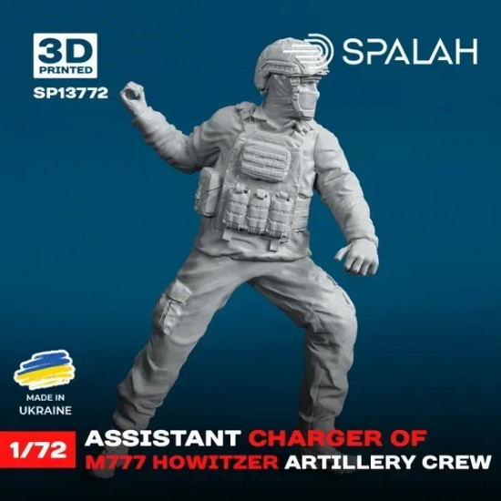 1/72 Assistant Charger of M777 Howitzer 