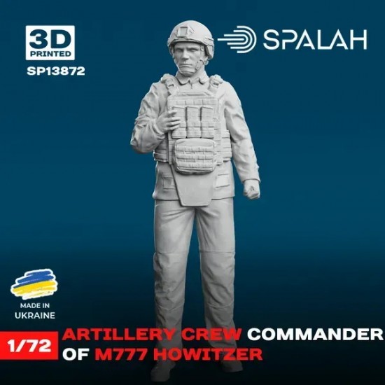 1/72 Artillery Crew Commander of M777 Howitzer 