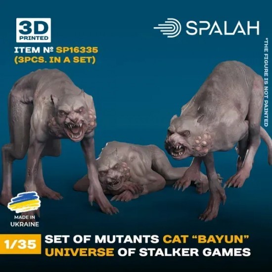 1/35 Mutant 'Cat Bayun' from the 'STALKER' game universe" (3pcs)