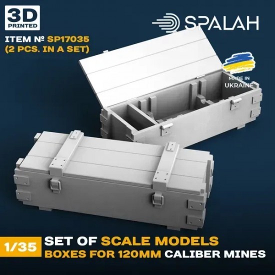1/35 Boxes for 120-mm Caliber Mines (2pcs)