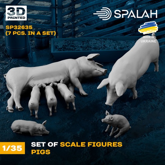 32635 1/35 Pigs (7pcs) SPALAH 32635
