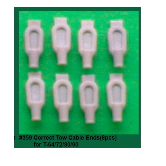 1/35 Correct Tow Cable Ends (8pcs) for T-64/72/80/90