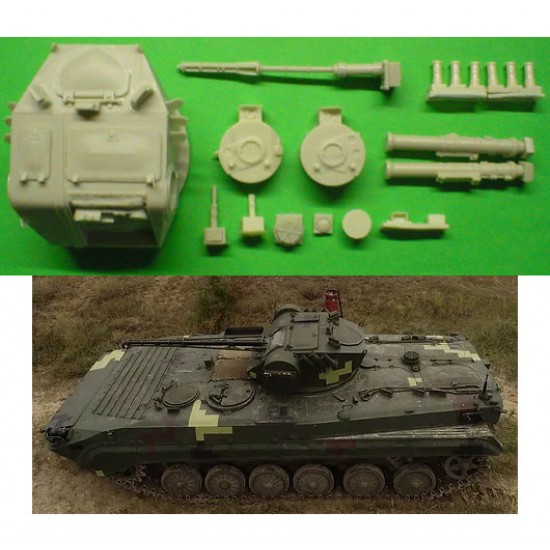 1/35 Ukrainian BMP-1T w/Spys (Spear) Fighting Module for Trumpeter #5556 BMP-1P