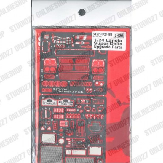 1/24 Lancia Super Delta Upgrade Parts for Hasegawa kit