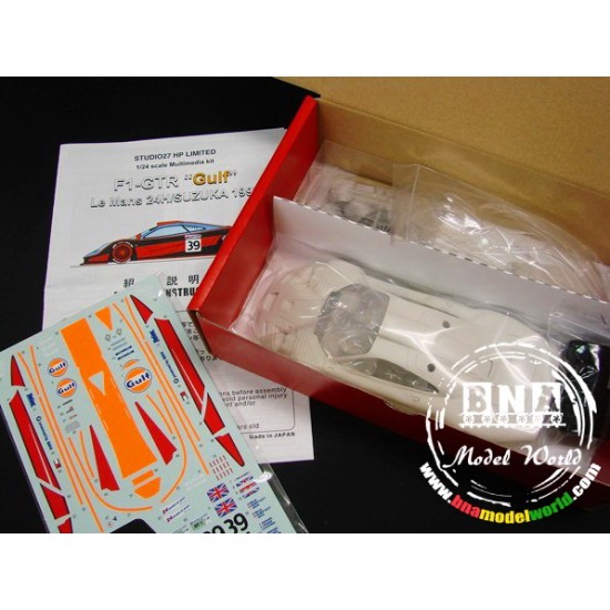 Multimedia kit - 1/24 McLaren F1-GTR #39/41 "Gulf" LM (1997)