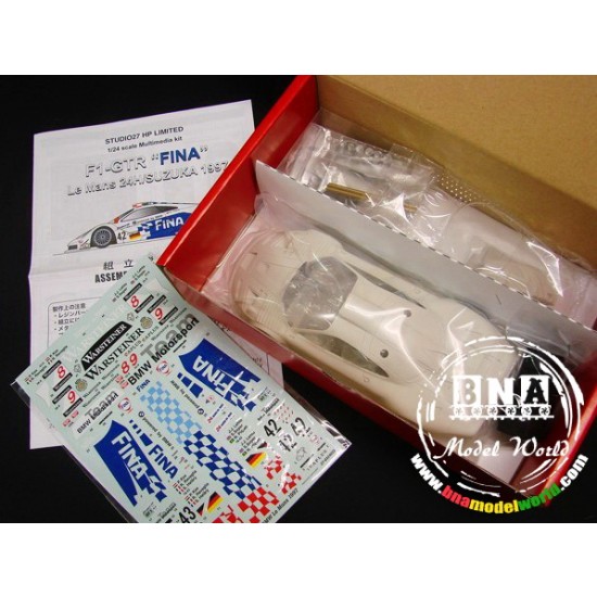 Multimedia kit - 1/24 McLaren F1-GTR #42/43 "FINA" LM (1997)