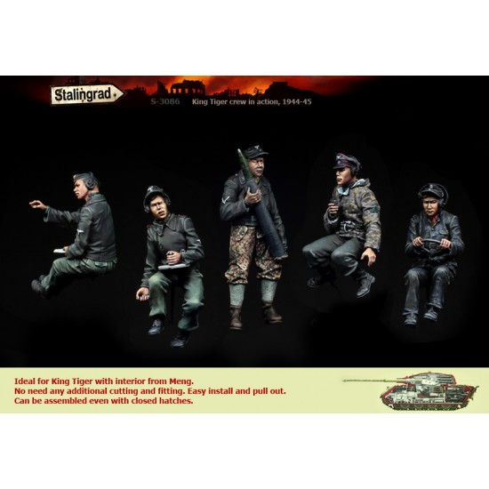 1/35 King Tiger Crew in Action 1944-45 (5 figures)