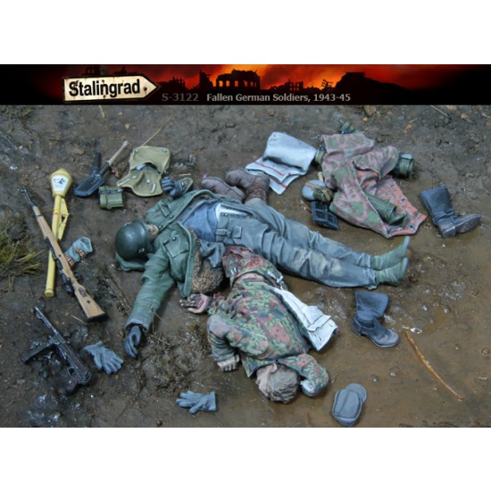 1/35 Fallen German Soldiers, 1943-1945 (2 figures)