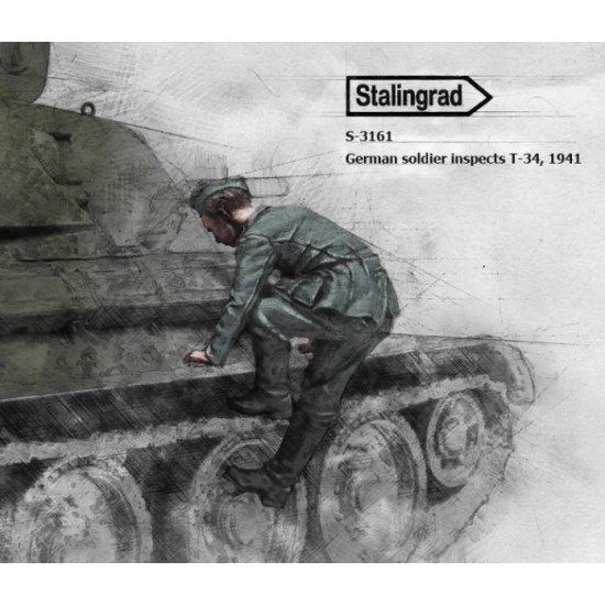 1/35 German Soldier Inspecting T-34 Vol.1 1941 (1 figure)