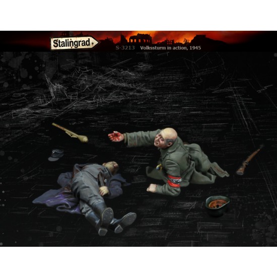 1/32 Volkssturm in Action (2 figures)