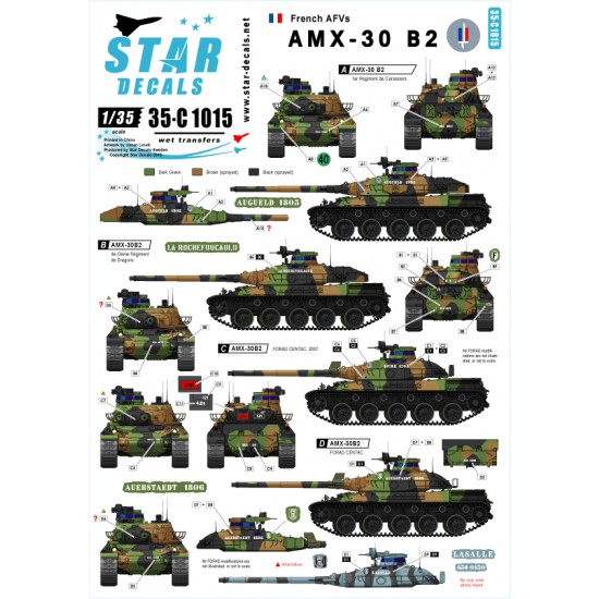 1/35 Markings for French AMX-30 B2