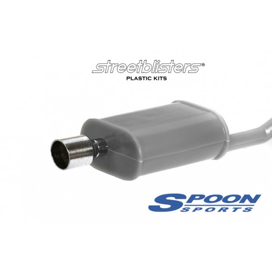 1/24 Spoon Sports Slant Cut Exhaust Tip (2 tailpipes, dia 3.5mm)