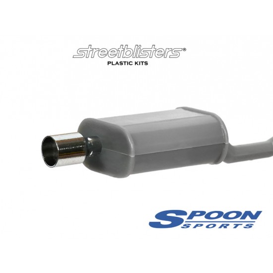 1/24 Spoon Sports Straight Cut Exhaust Tip (2 tailpipes, dia 3.5mm)