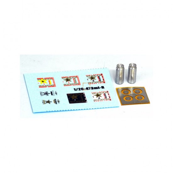 1/20 RockStar Energy 473ml Pop Cans (Metal parts + Decals + Film-backed Photoetch)