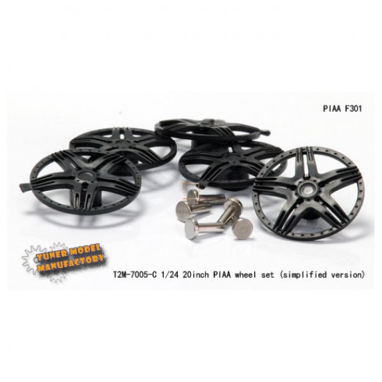 1/24 20inch PIAA F301 Wheels set (Simplified Version)