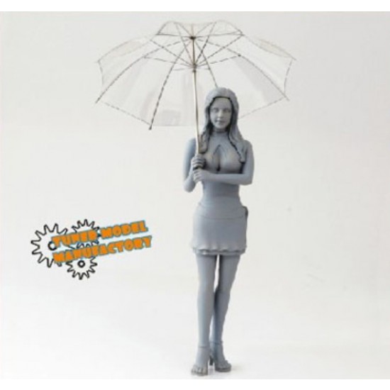 1/12 Paddock Girl with Umbrella - Posture A (1 Figure+Umbrella)