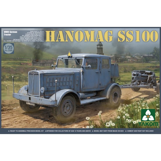 1/35 WWII German Tractor Hanomag SS100