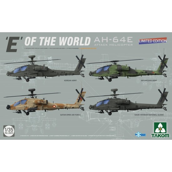 1/35 Boeing AH-64E Attack Helicopter "E of the World"
