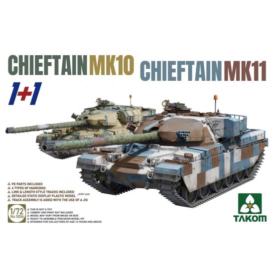 1/72 Chieftain Mk10 / Mk11 [1 + 1]