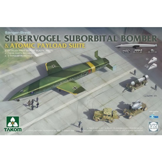 1/72 Silbervogel Suborbital Bomber & Atomic Payload Suite