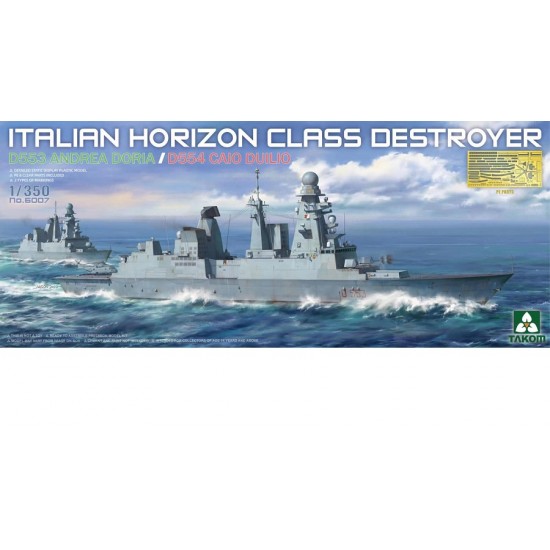 1/350 Italian Horizon Class Destroyer D553 Andrea Doria/D554 Caio Duilio