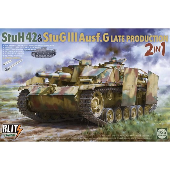 1/35 Stuh 42 & StuG III Ausf.G Late Production [2 in 1]