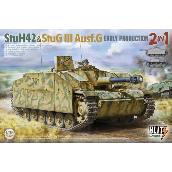 1/35 StuH 42 & StuG III Ausf.G Early Prodution (2 in 1)