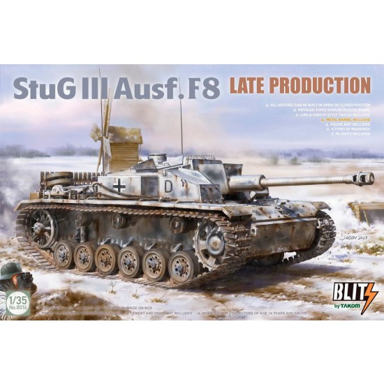 1/35 StuG III Ausf.F8 Late Prodution Assault Gun