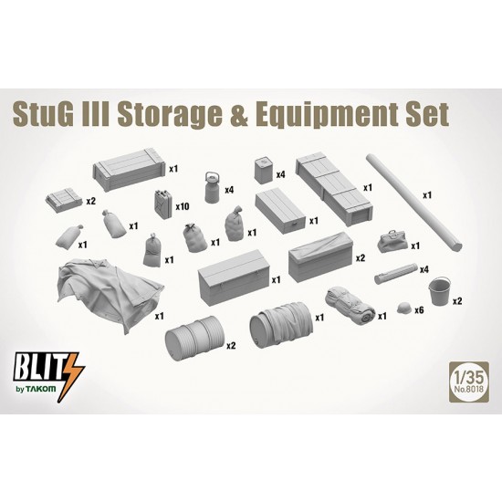1/35 StuG III Storage & Equipment Set