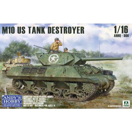 1/16 US M10 Tank Destroyer Wolverine