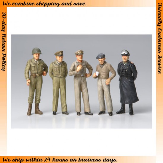 1/48 WWII Famous Generals Set (10 figures)