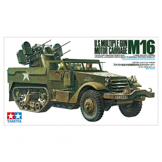 U.S.Multiple Gun Motor Carriage M16, 1:35, 001/35081 - Plastikové U.S.Multiple Gun Motor Carriage M16, 1:35, 001/35081 - Plastikové