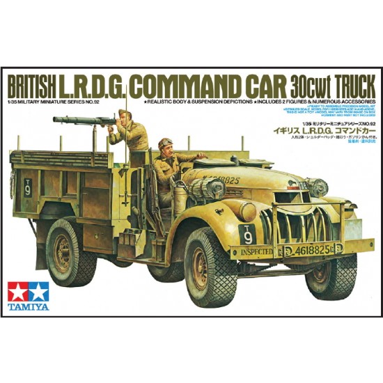 1/35 British L.R.D.G. Command Car 30cwt Truck with Figures