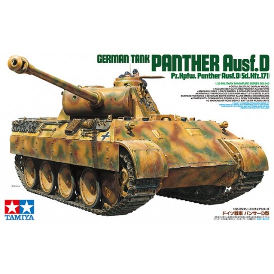 1/35 German Panther Ausf.D Sd.Kfz.171 with figures 