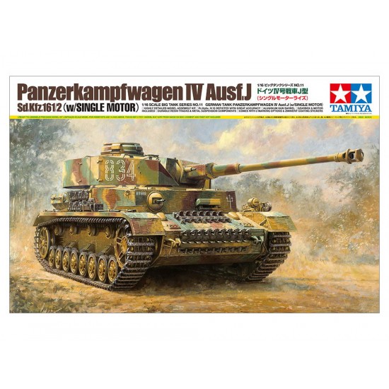 1/16 German PzKpfw IV Ausf.J w/Single Motor